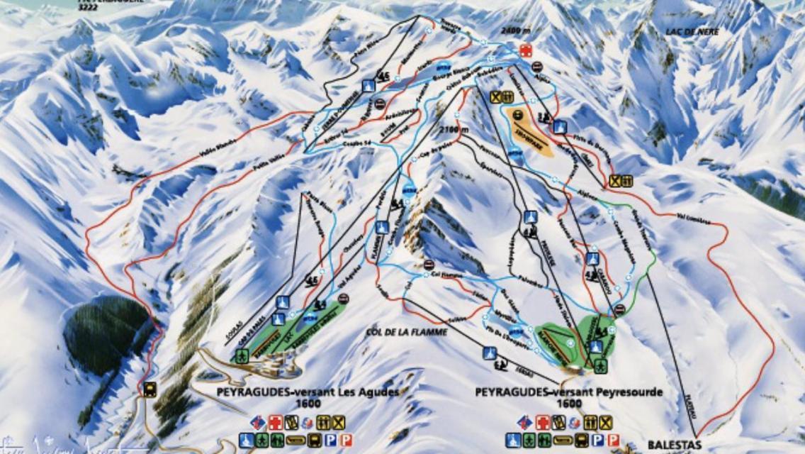 Appart Station De Ski Peyragudes Versant Les Agudes - 6 Pers Apartment Gouaux-de-Larboust Екстериор снимка